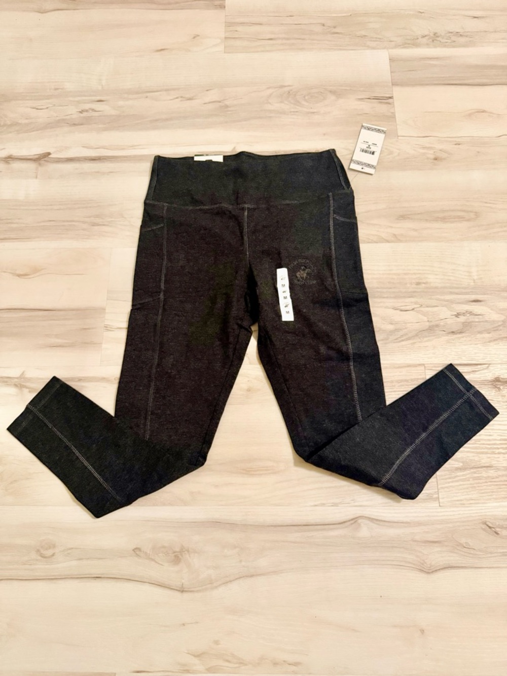 Beverly Hills Polo Club charcoal Women’s Leggings NWT